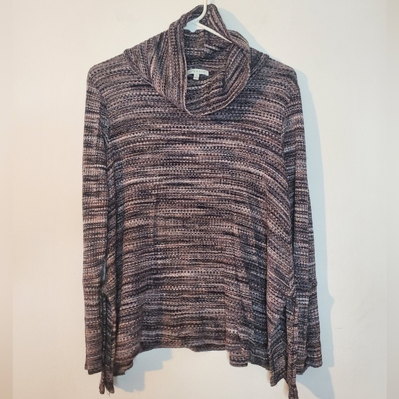 kate & Sam Sweaters - Kate & Sam Soft Flowy Cowlneck Funnelneck Size Small